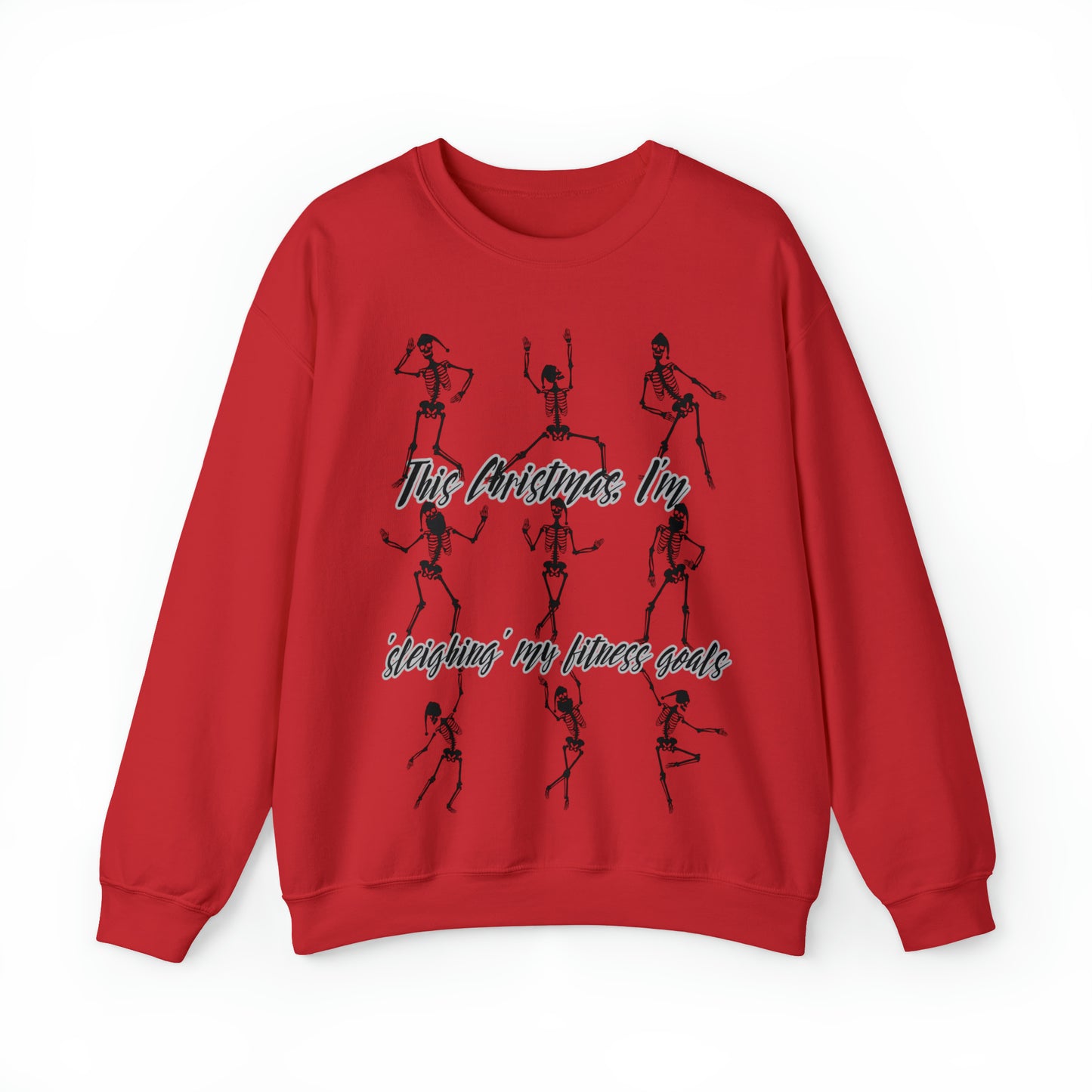 skeleton Christmas Crewneck Sweater