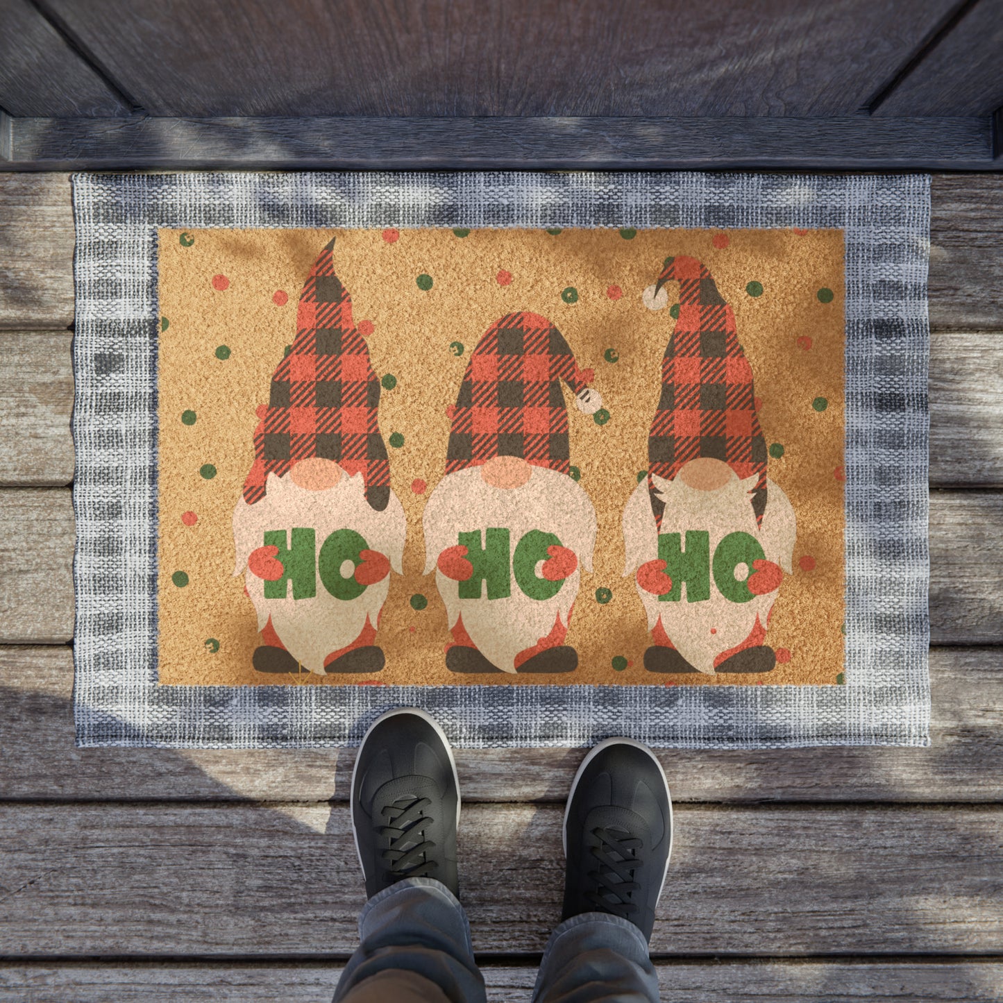 Christmas Gnome Doormat
