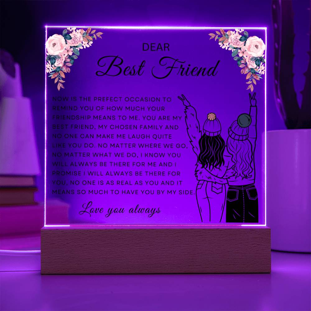 Dear Best Friend |  Acrylic Plaque